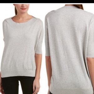 CAbi Lounge Light Gray Sweater XS
